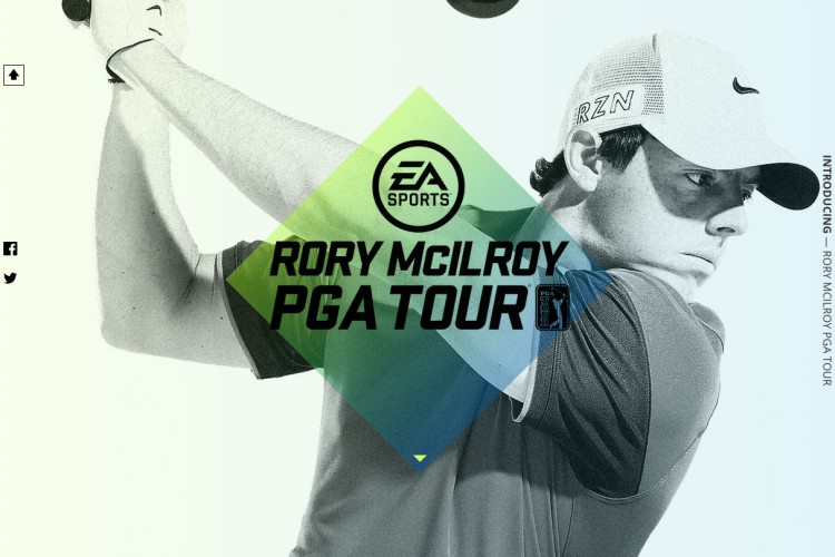 First tile for Rory McIlroy reveal page